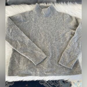 Preswick & Moore Gray Cashmere Sweater - Size XL (Runs Small)